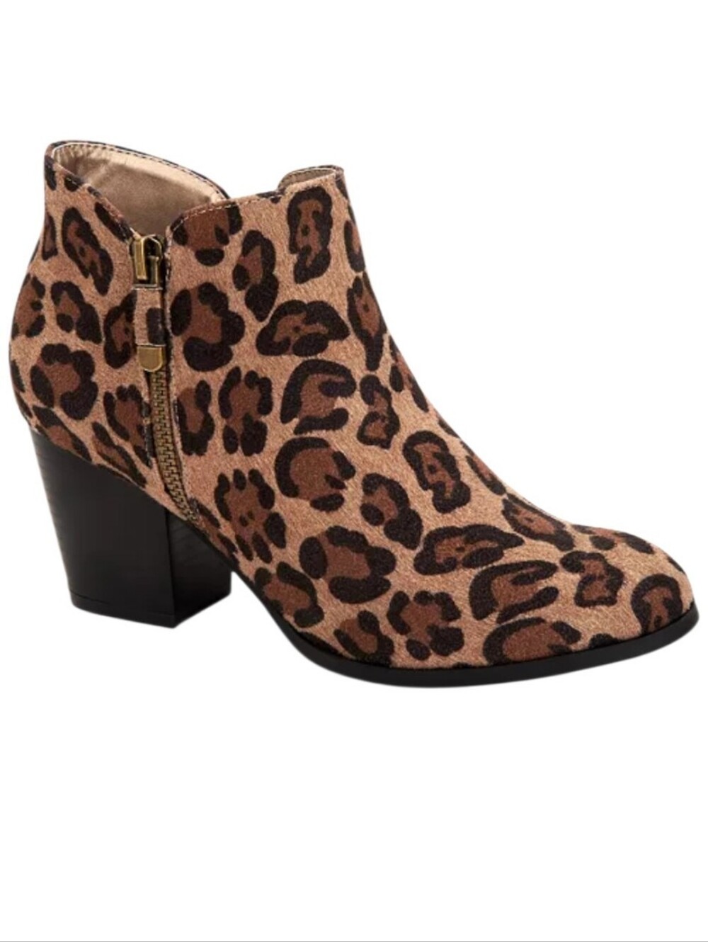 Style & Co Masrinaa Leopard Print Ankle Booties